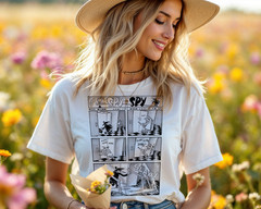 Spy vs Spy Comic Strip Graphic T-Shirt Vintage Retro Cartoon Tee A501