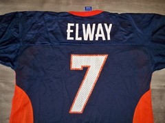 Vtg Champion John Elway Denver Broncos NFL Football Jersey Uniform Size Large 44