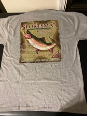 Vintage Mens American Sportsman Fishing North American Hunter T Shirt L