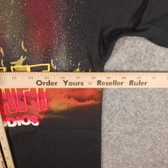 NOS Backdraft Movie Shirt Men M Black Promo Single Stitch Universal Studios 90s