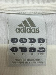 Adidas Soccer Jersey Mens White Size M Short Sleeve Red Striped