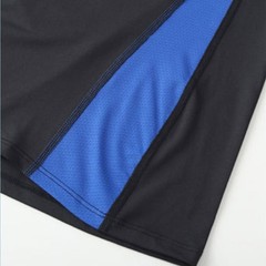 2 Packs Athletic Long Sleeve Compression Shirts Dry Fit Sports Gym Shirts Blue