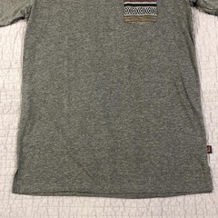 Beautiful Giant Shirt Men Large Gray Tribal Pocket Tee Heather Aztec Crewneck