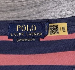 Polo Ralph Lauren T Shirt Custom Slim Fit Short Sleeve Red Striped Men’s Sz XXL