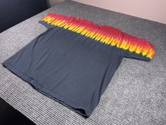 Hand Dyed by Sundog Men’s Graphic T Shirt Size XXL Black Red Yellow Dog Graphic