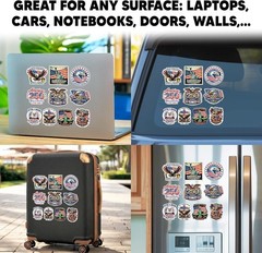 America 250 Years of Freedom Sticker Pack 10Pcs 3 Inch – USA 250Th Anniversary 1