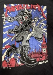 Metallica 2026 M72 Pop Up Store Exclusive London,England Size 2XL