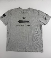 Grunt Style Shirt Mens XXL Gray Come And Take It Graphic Tee Patriotic USA Read