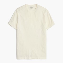 New JCREW Size Mens L Garment-Dyed Tee Shirt in Ivory $49 BZ136
