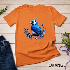 Blue Jay Geometric Patten Art,Cute Blue Jay Bird Lover Tee Unisex T-shirt