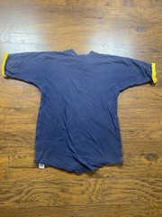 Vtg 80s Russell Reversible Shirt Navy/yellow Size XL Adult Thrashed Grunge