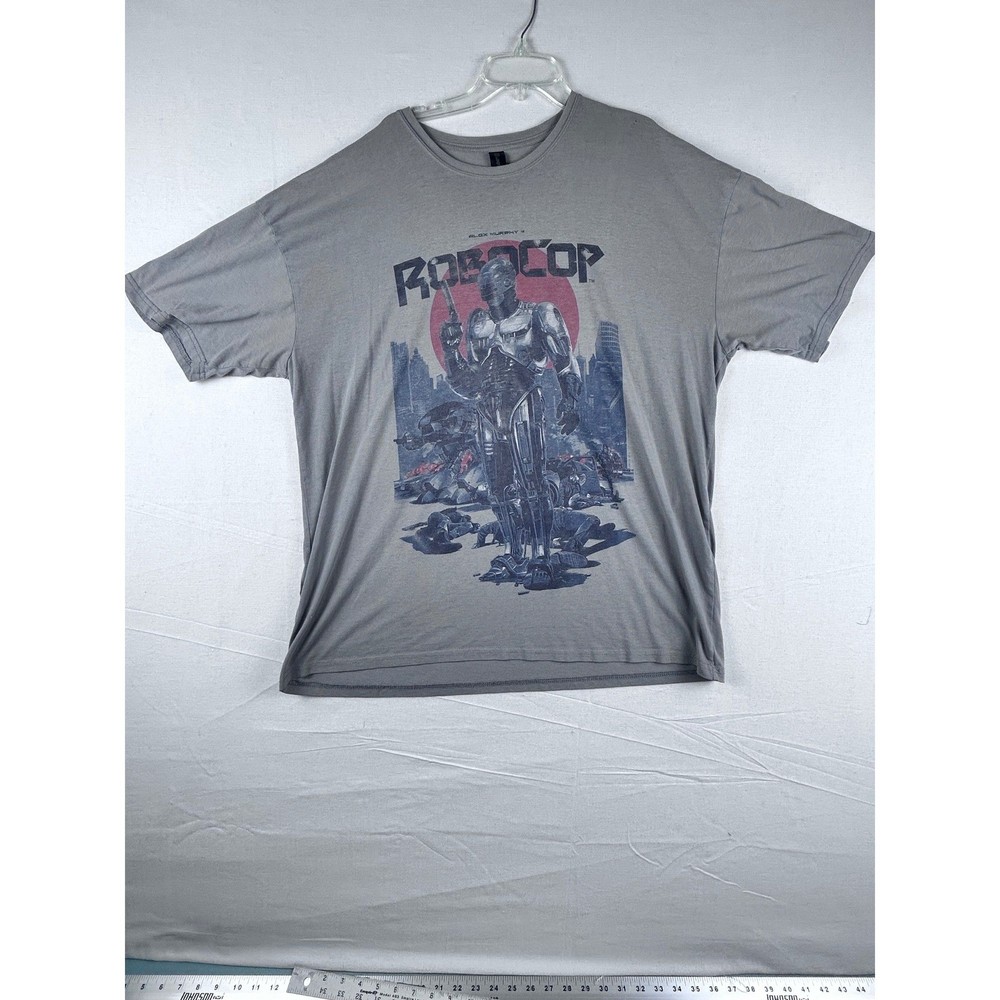 Loot Crate Robocop Alex Murphy Graphic T-Shirt Gray Mens 2XL Sci-Fi Movie Tee