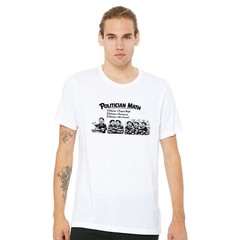 Funny Political T-Shirt 1 Politician Progress 3 Politicians Screwed Gift Tee