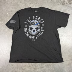 5.11 Tactical T Shirt Mens XL Black Logo The Forge Skull Preowned