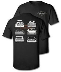 Chevy Front Grille T-Shirt, Classic Chevrolet Truck Generations Line