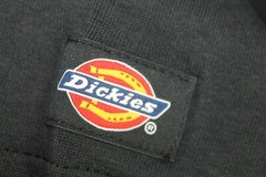 Lot of 2 Dickies Performance Features Moisture Wicking Tee Sz M: Black & White