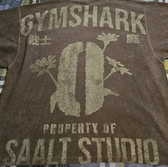 Gymshark x Saalt Studios Mens Strength Green Boxy Fit Long Cropped T-Shirt Large