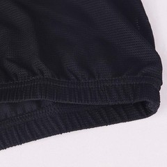 Muscle Alive Mens Extreme Mesh Shorts with Large Split Sides XX-Large, Black