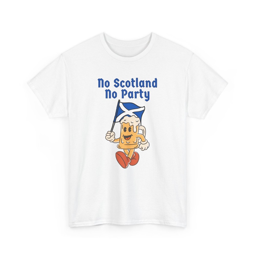 No Scotland, No Party T-Shirt • Euro 2024. Vintage . Tartan Army S-5XL