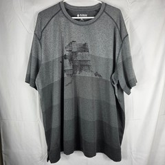 Alaskan Hardgear Duluth Trading Co Mens 2XL Grey Ombre Graphic T-Shirt