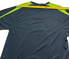 Puma Mens Training T-Shirt Black & Lime Green Gradient Halftone Football
