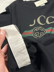 Gucci Belt Logo T-Shirt Big Logo Size S
