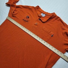 Tyndale Flame Resistant Shirt Mens 2XL Henley Orange HRC1 Long Sleeve Work