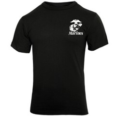 Black USMC Marines T-Shirt ‘Pain Is Weakness’ Mens Tee Shirt