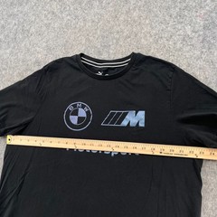 Puma T Shirt Mens XL Black BMW M Motorsport Graphic Tee Racing