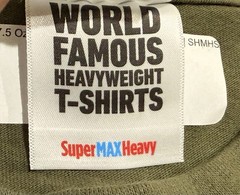 Shaka Wear Max Heavyweight Short Sleeve T-Shirt Olive Size XL, Qns.