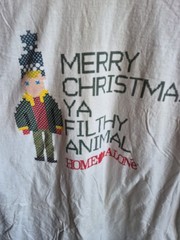 Merry Christmas Ya Filthy Animal Home Alone tee size Extra Large