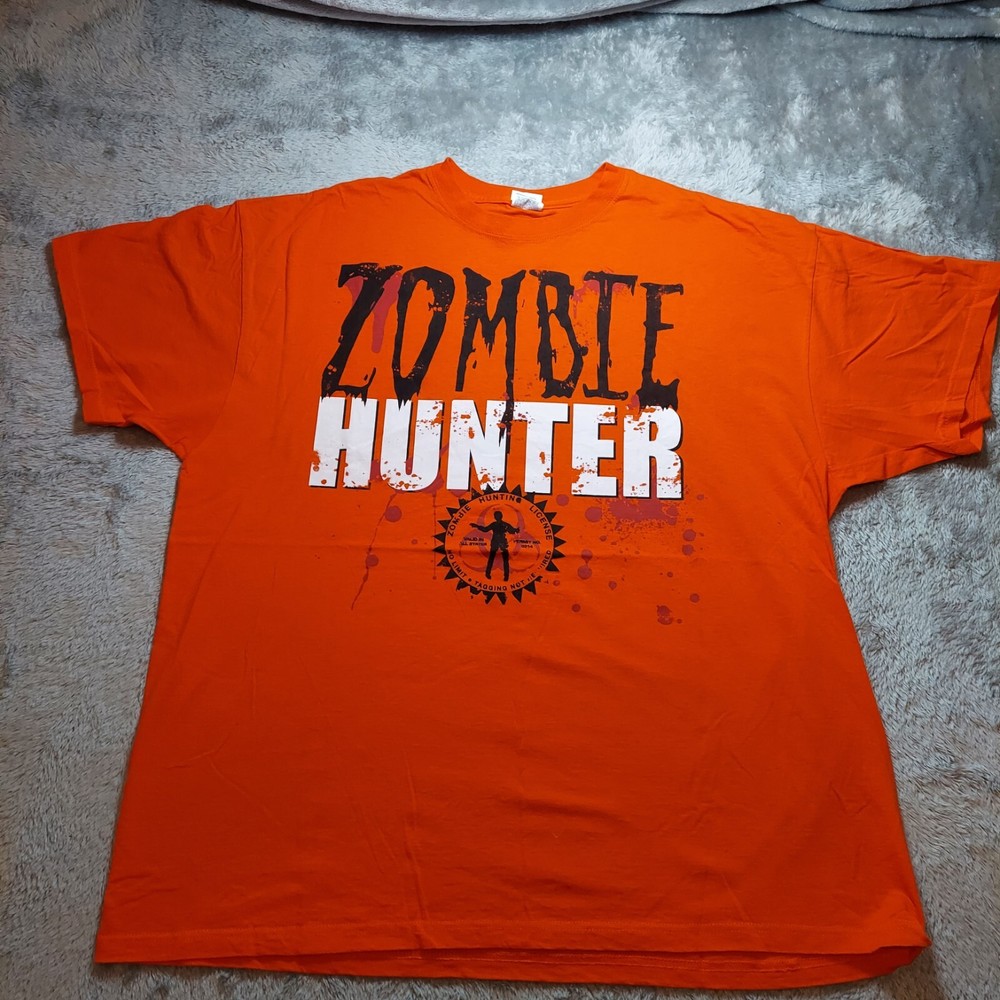 Jerzees Hi Densi-T Zombie Hunter 2XL Orange