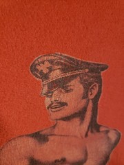 Tom of Finland Red Tshirt Gay Large