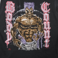 1993 Body Count Cop Killer Cutoff Sleeveless T Shirt Black Modern Medium Metal