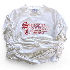 Vintage 90s Student Council T-Shirt Southern Alamance High School Single Stitch