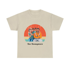 Customise Your Own Photo Unisex T-shirt – Retro Vintage Style