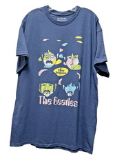 Beatles Yellow Submarine Blue T-shirt Ringo, Paul, John and George Size XL