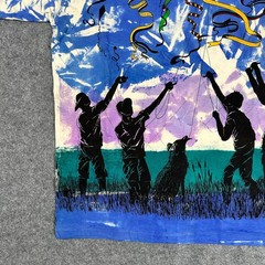 Vintage 90s Kite AOP Hand Dyed Local Color Reach For The Sky Shirt – Size Large