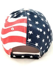 American Flag Patriotic Flag Baseball Cap/ Hat in Red, White and Navy Blue St…