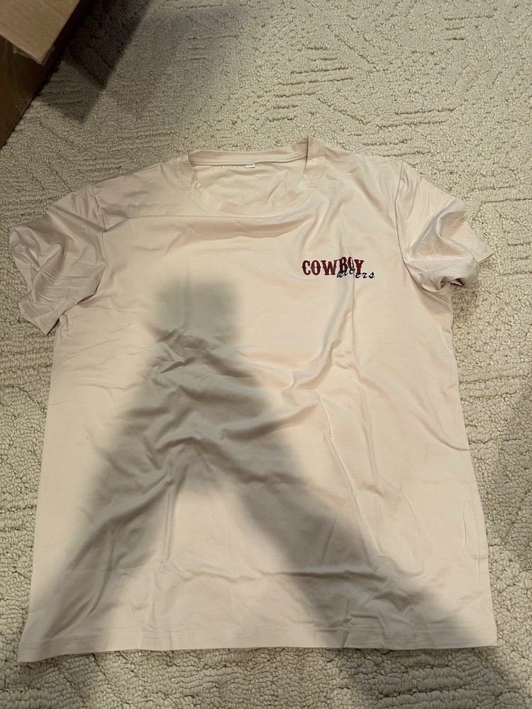 Cowboy Killer T Shirt Men 2XL Skull Graphic Western Tan Color
