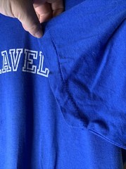 Vintage Taravella Trojans Shirt Mens Sz XL High School Sports Logo Tee 80s
