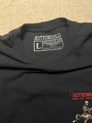 Travis Scott T Shirt Mens L Astroworld Wish You Were Here ENJOY THE RIDE Tour