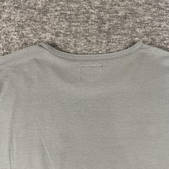 Cuts Shirt Mens Medium Gray Curve-Hem Pyca Pro Performance Stretch Crewneck Tee
