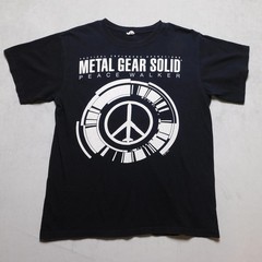 Metal Gear Solid Peace Walker Shirt Mens Medium Black Graphic Video Game Tee