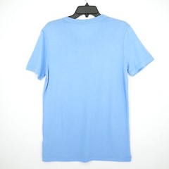 Cremieux Men’s Short-Sleeve Shirt S SLIM FIT Blue V-Neck NWT