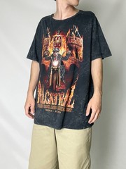 West Coast Choppers Size XXXL Vintage Alcatraz Fire Biker Merch Grey Tee T Shirt
