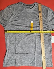 Reebok Sleet Heather Delta Core Tee T Shirt Short Sleeve Men’s L NEW NWT!!