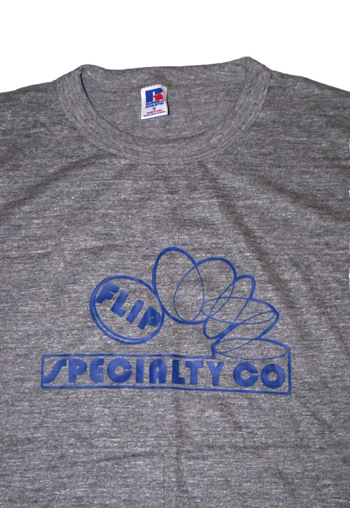 80s DEADSTOCK Vintage Tri-Blend Rayon Russell Athletic T-Shirt USA Medium FLIP