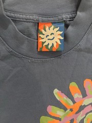 Extra Vitamins Be The Light 2 Sided Long Sleeve Trippy Hippie Floral Sun Shirt S