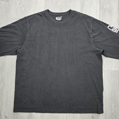 Carhartt Shirt XXL Loose Fit Black K231 Long Sleeve Tee Graphic Print